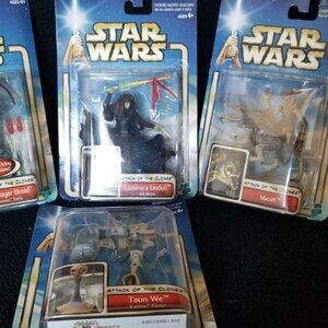 Star Wars action figures Lot from the Clone Wars 2002